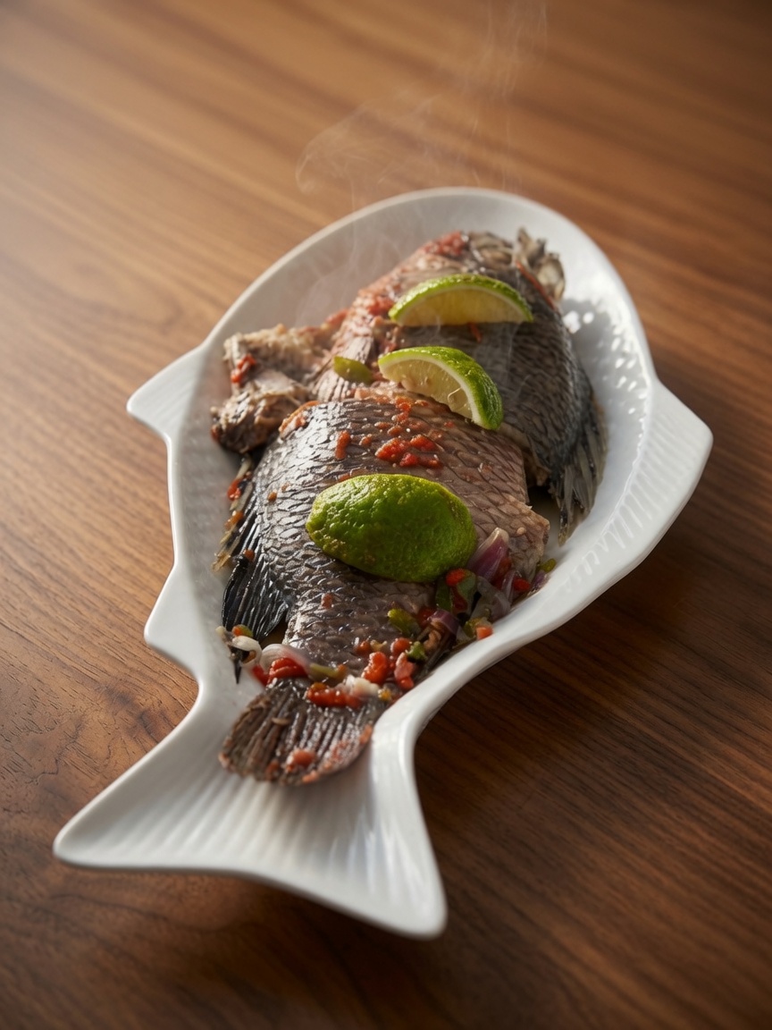 Whole Boiled Tilapia