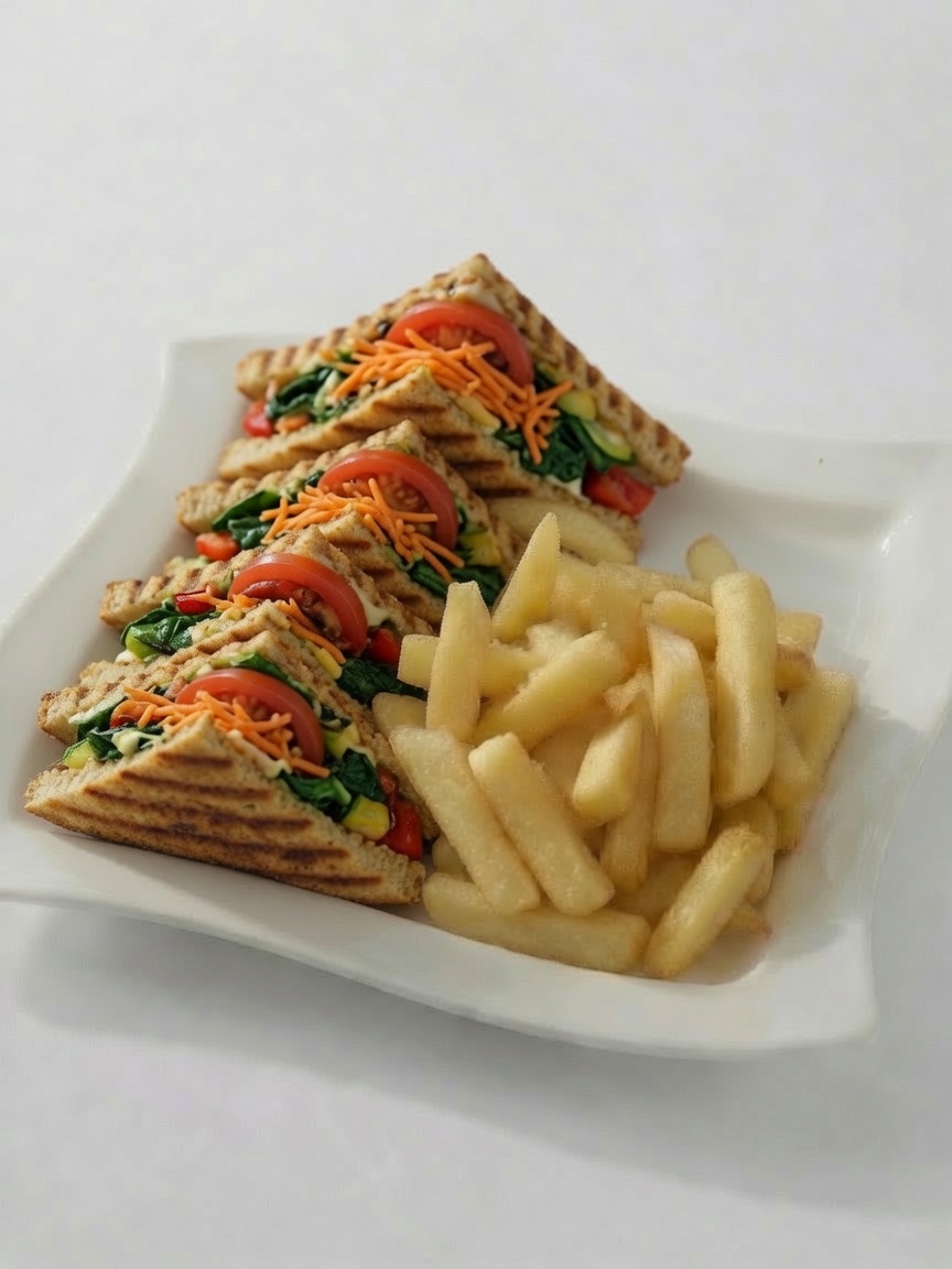 Vegetable Panini Sandwich